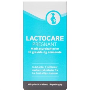 Lactocare Pregnant kapsler, 30 stk (Udløb: 06/2024)